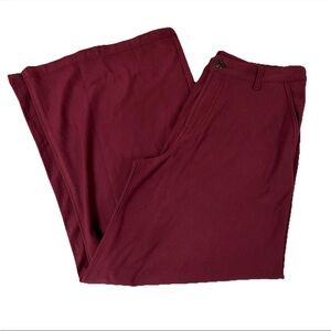NEW Kut From The Kloth Women’s Size 10 Dress Pants High Rise Meg Wide Leg Red